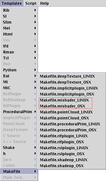 makefile template python